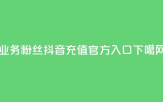 dy业务粉丝 - 抖音充值官方入口ios