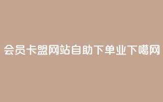 QQ会员卡盟网站 - ks自助下单业