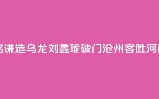 中超-孙铭谦造乌龙刘鑫瑜破门 沧州2-0客胜河南