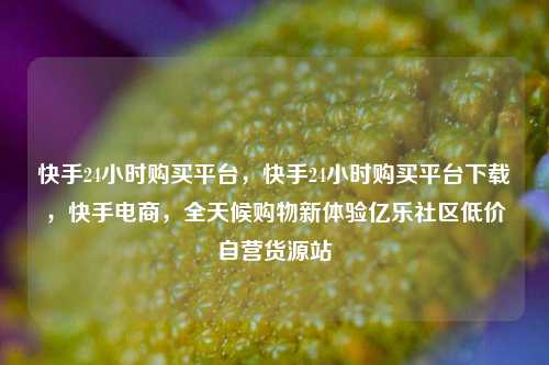 快手24小时购买平台，快手24小时购买平台下载，快手电商，全天候购物新体验亿乐社区低价自营货源站  第1张