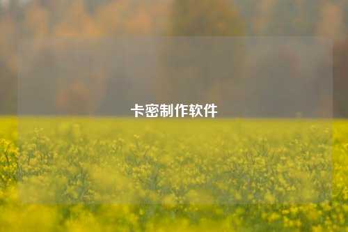 卡密制作软件  第1张