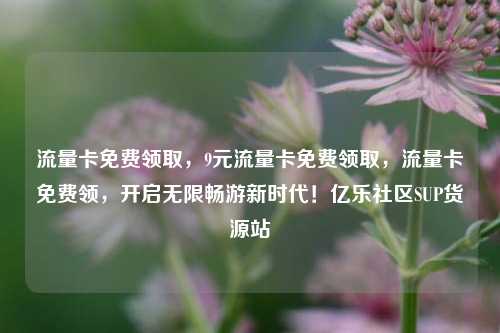 流量卡免费领取，9元流量卡免费领取	，流量卡免费领，开启无限畅游新时代！亿乐社区SUP货源站  第1张