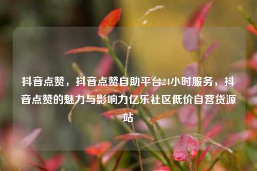 抖音点赞	，抖音点赞自助平台24小时服务，抖音点赞的魅力与影响力亿乐社区低价自营货源站  第1张